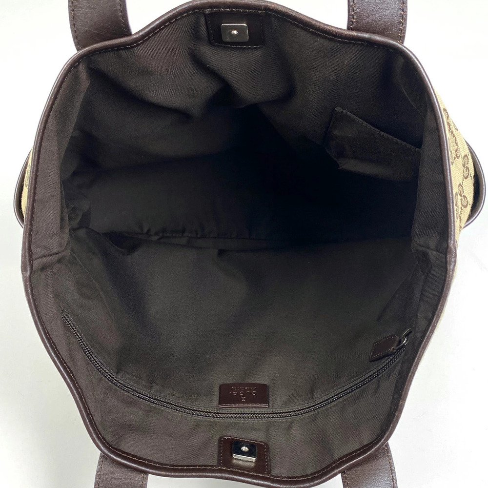 Gucci GG tote bag shoulder canvas brown - Picture 6 of 6